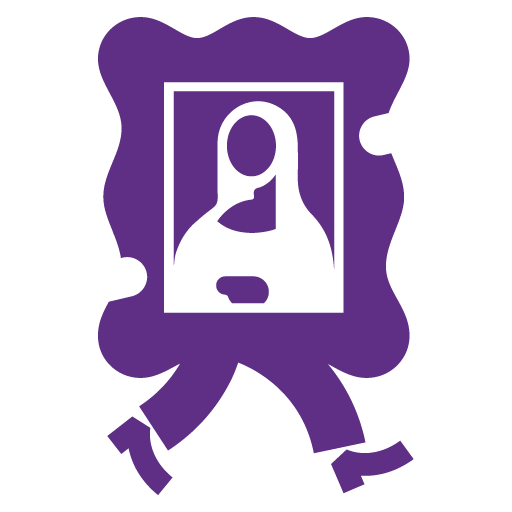 Perfect Moving Purple Icon